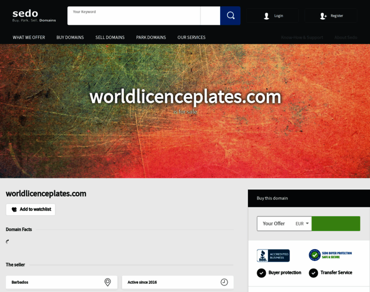 Worldlicenceplates.com thumbnail