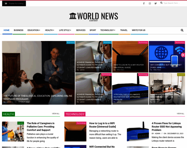 Worldnewscontent.com thumbnail