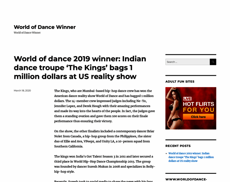 Worldofdance-winner.com thumbnail
