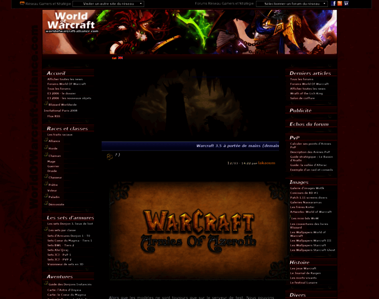 Worldofwarcraft-alliance.com thumbnail