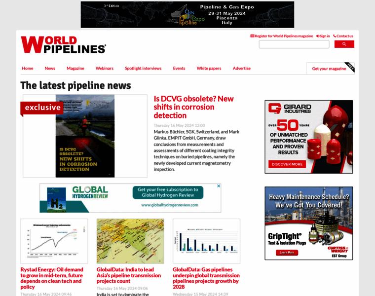 Worldpipelines.com thumbnail