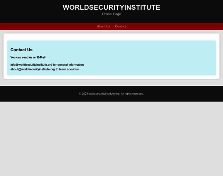 Worldsecurityinstitute.org thumbnail Worldsecurityinstitute.org thumbnail