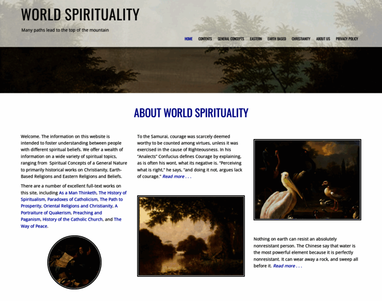 Worldspirituality.org thumbnail