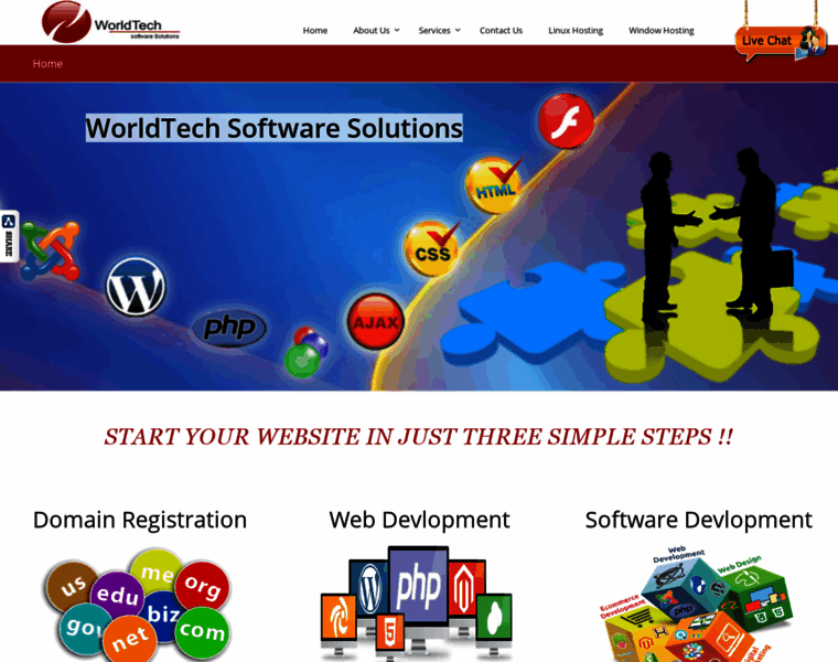 Worldtechsofts.com thumbnail