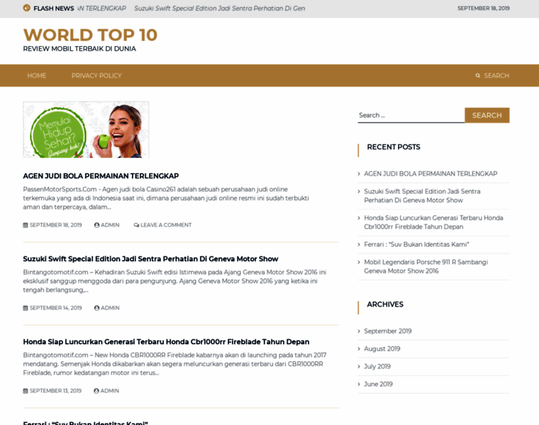 Worldtop10.net thumbnail