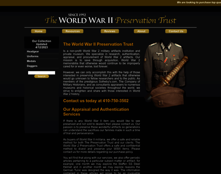 Worldwar2preservation.com thumbnail