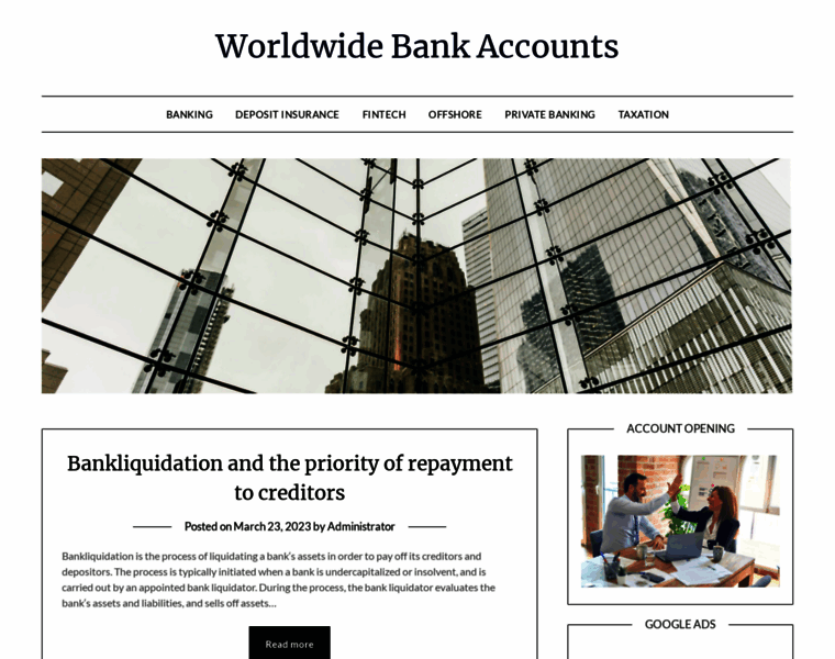 Worldwidebankaccounts.org thumbnail