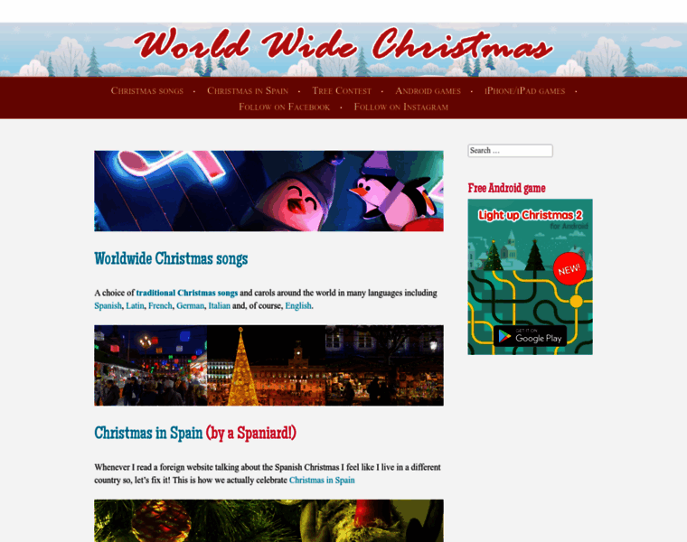 Worldwidechristmas.com thumbnail