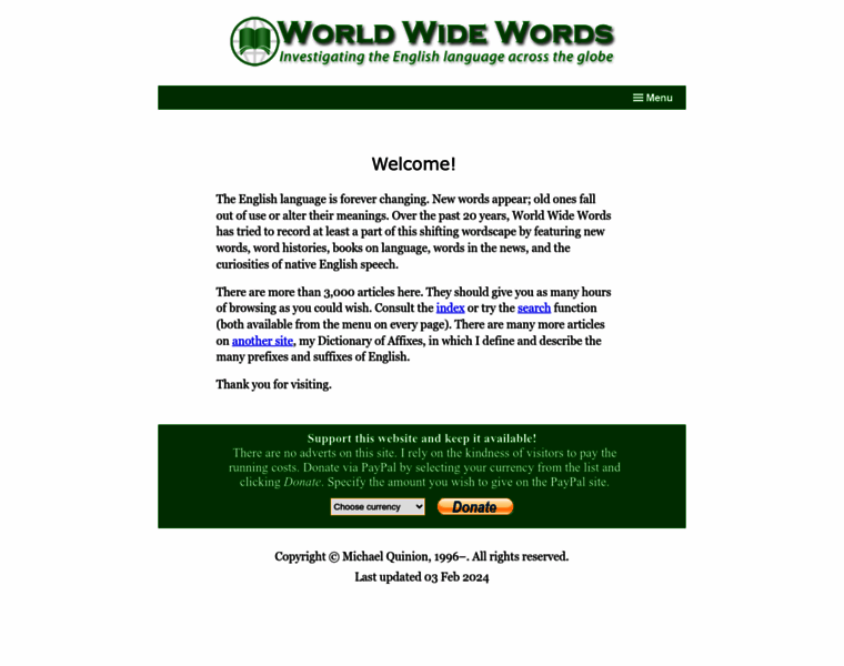 Worldwidewords.org thumbnail