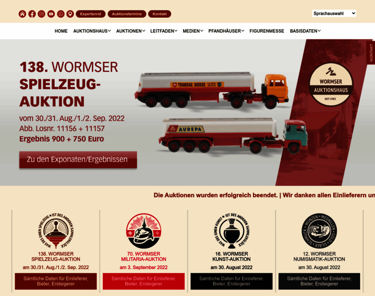 Wormser-auktionshaus.de thumbnail