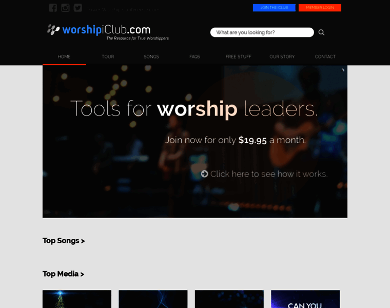 Worshipiclub.com thumbnail