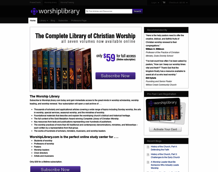 Worshiplibrary.com thumbnail