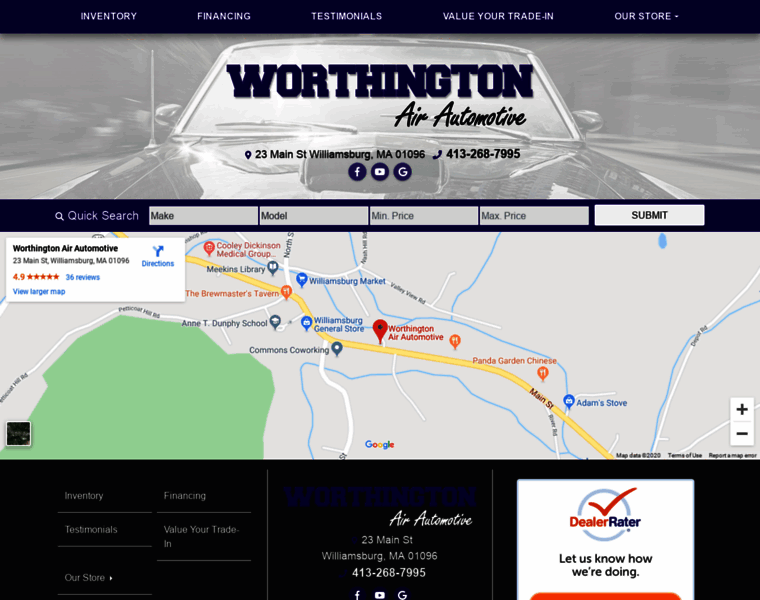 Worthingtonairautomotive.com thumbnail
