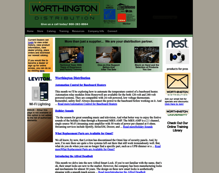 Worthingtondistribution.com thumbnail