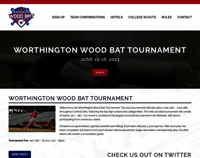 Worthingtonwoodbattournament.com thumbnail