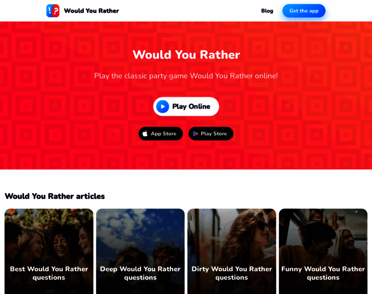 Wouldyourather.app thumbnail Wouldyourather.app thumbnail