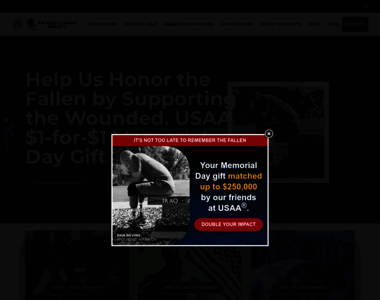 Woundedwarriorproject.org thumbnail