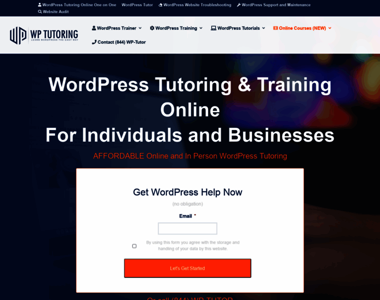 Wp-tutoring.com thumbnail