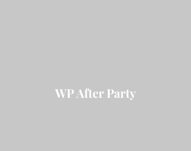 Wpafterparty.com thumbnail