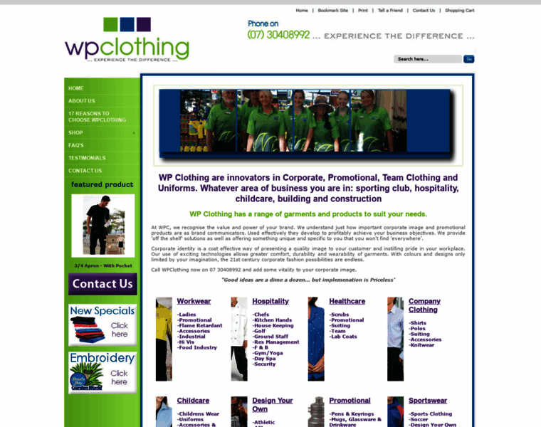 Wpclothing.com.au thumbnail