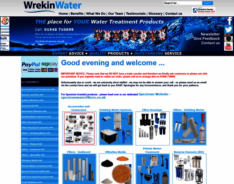 Wrekinwaterfiltration.co.uk thumbnail