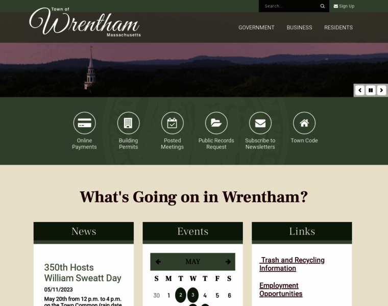 Wrentham.ma.us thumbnail