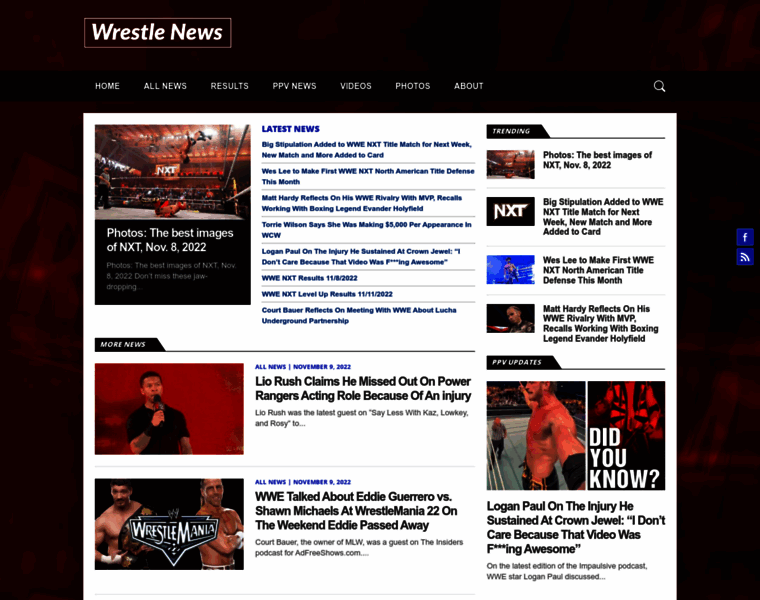 Wrestlenews.net thumbnail