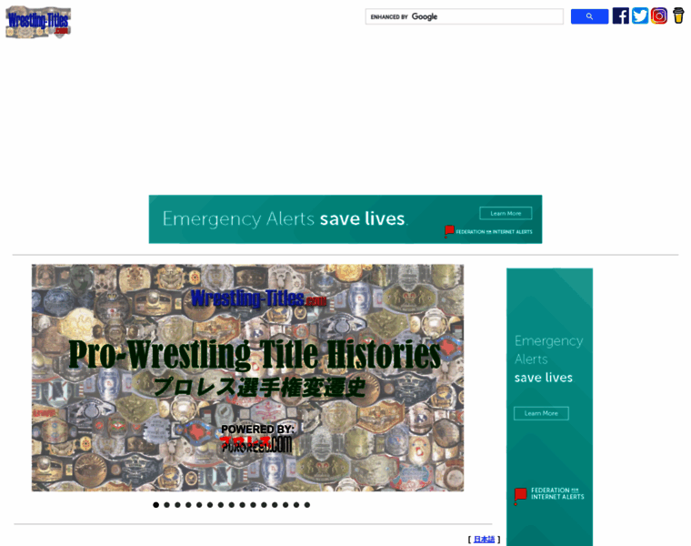 Wrestling-titles.com thumbnail