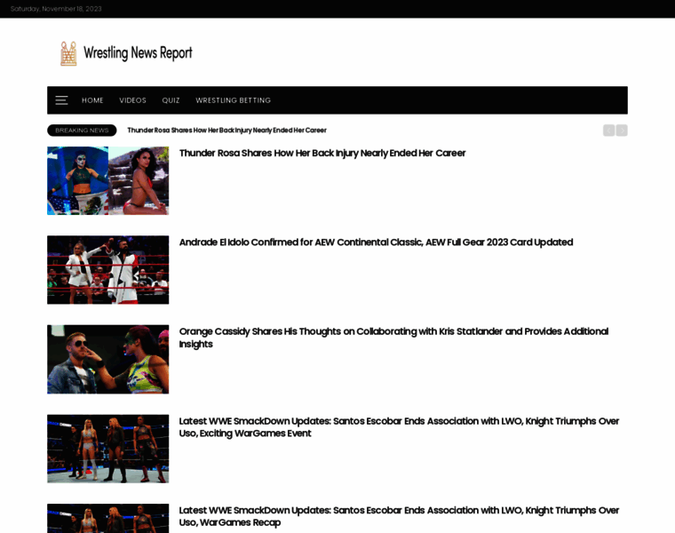 Wrestlingnewsreport.com thumbnail
