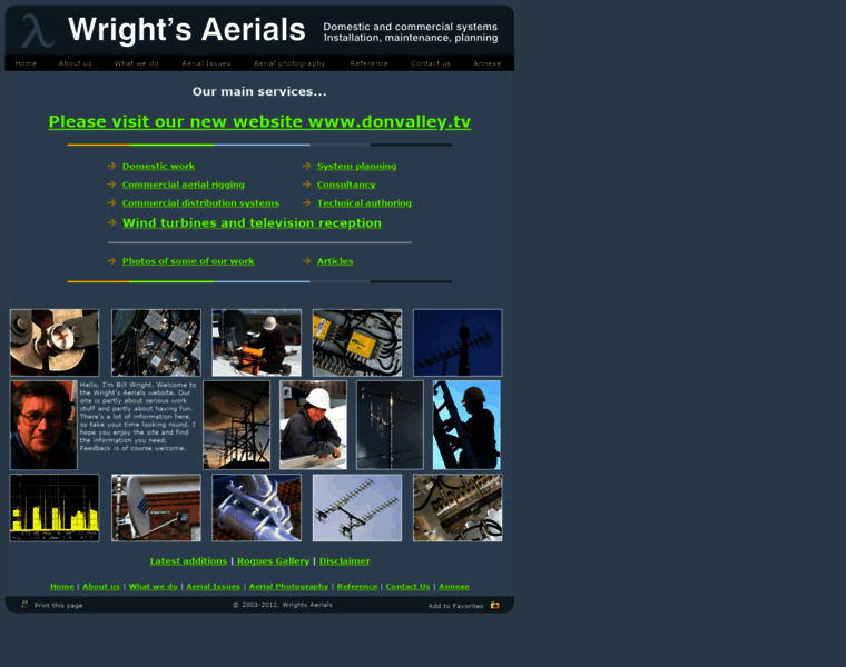 Wrightsaerials.co.uk thumbnail