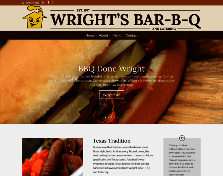 Wrightsbarbq.com thumbnail