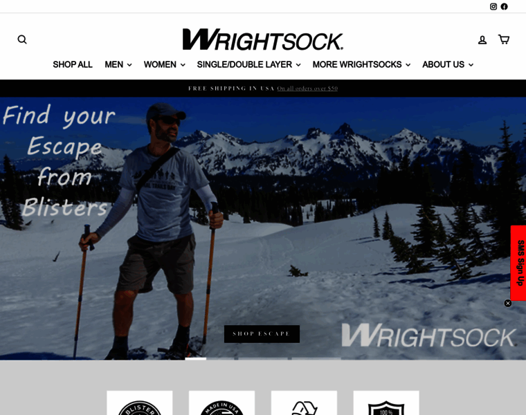 Wrightsock.com thumbnail