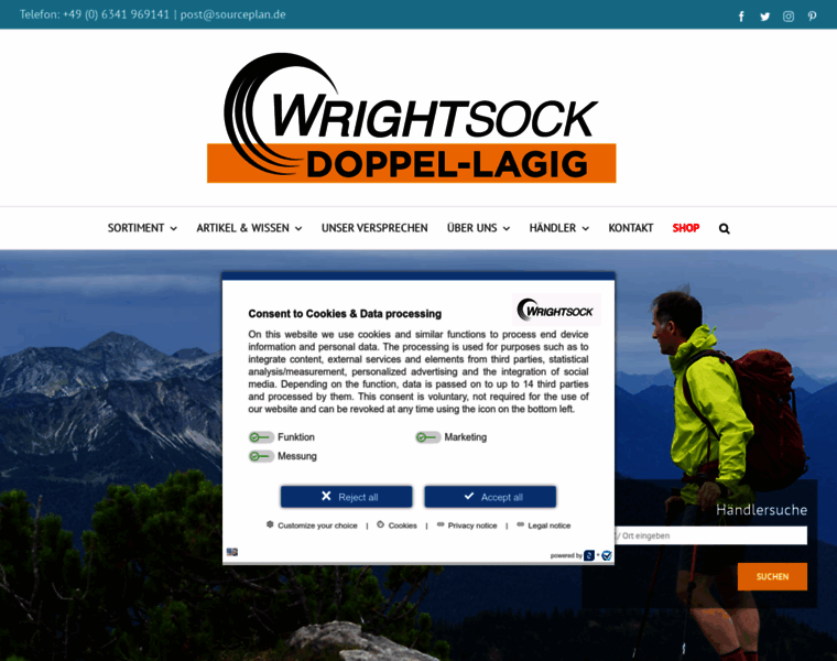 Wrightsock.de thumbnail