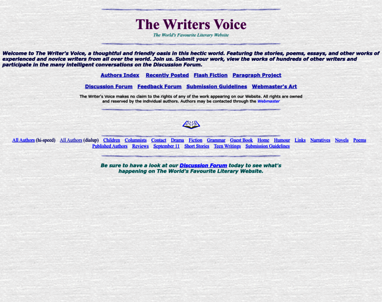 Writers-voice.com thumbnail