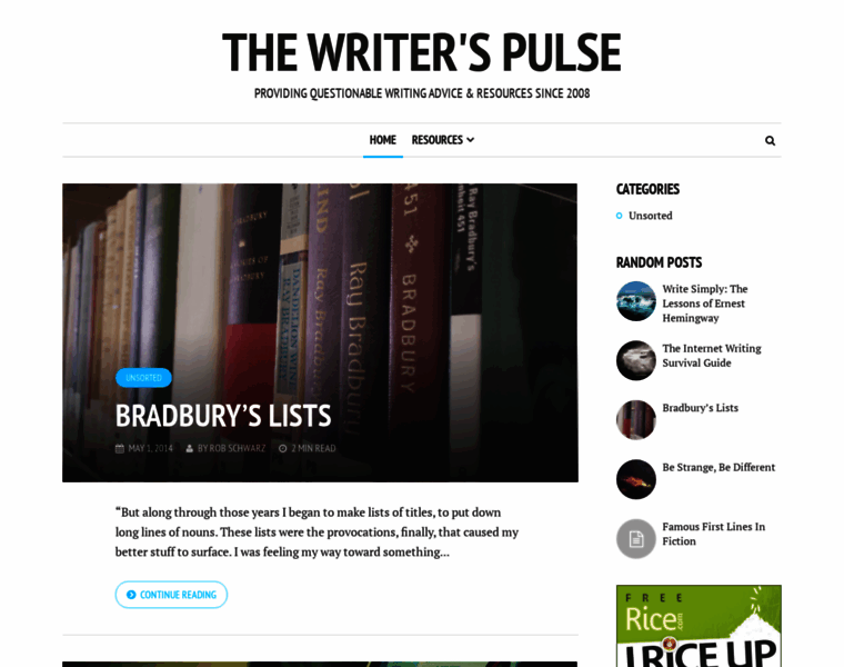 Writerspulse.org thumbnail