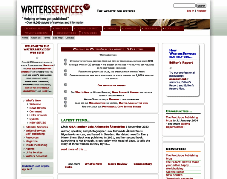 Writersservices.co.uk thumbnail