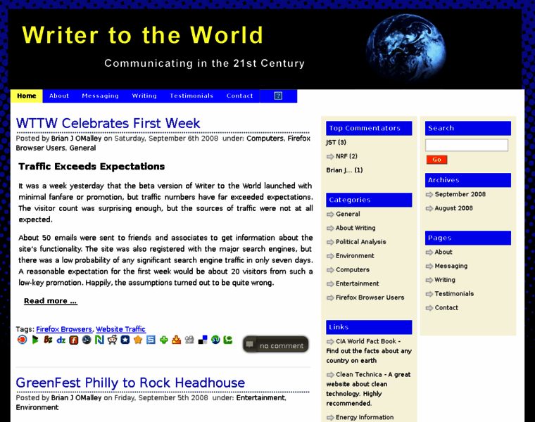 Writertotheworld.com thumbnail