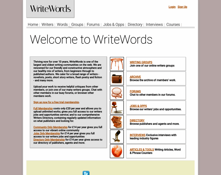 Writewords.org.uk thumbnail
