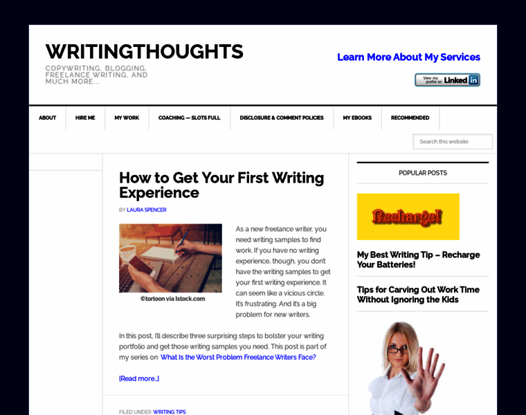 Writingthoughts.com thumbnail
