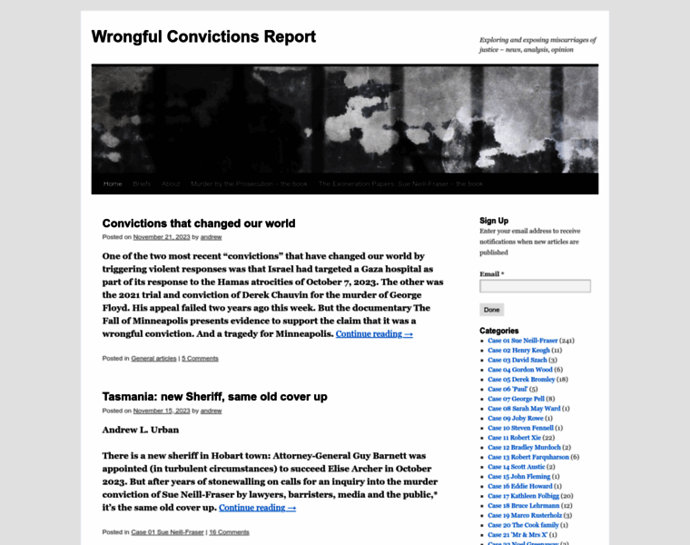 Wrongfulconvictionsreport.org thumbnail