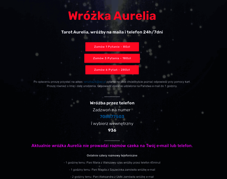 Wrozkaaurelia.pl thumbnail
