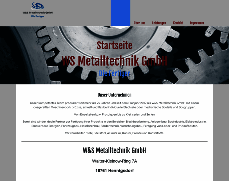 Ws-metalltechnik.de thumbnail