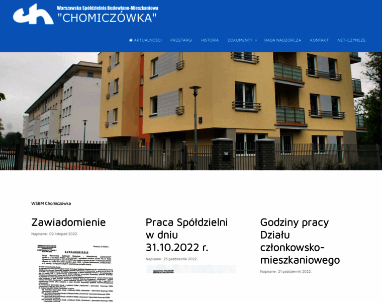 Wsbm-chomiczowka.pl thumbnail