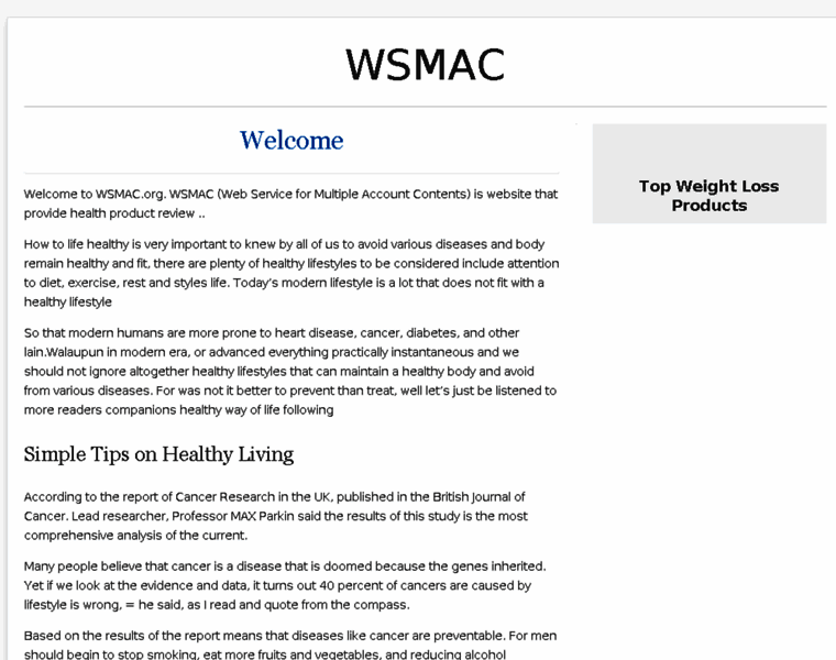 Wsmac.org thumbnail