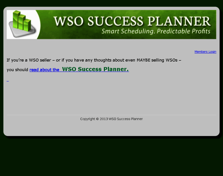 Wsosuccessplanner.com thumbnail