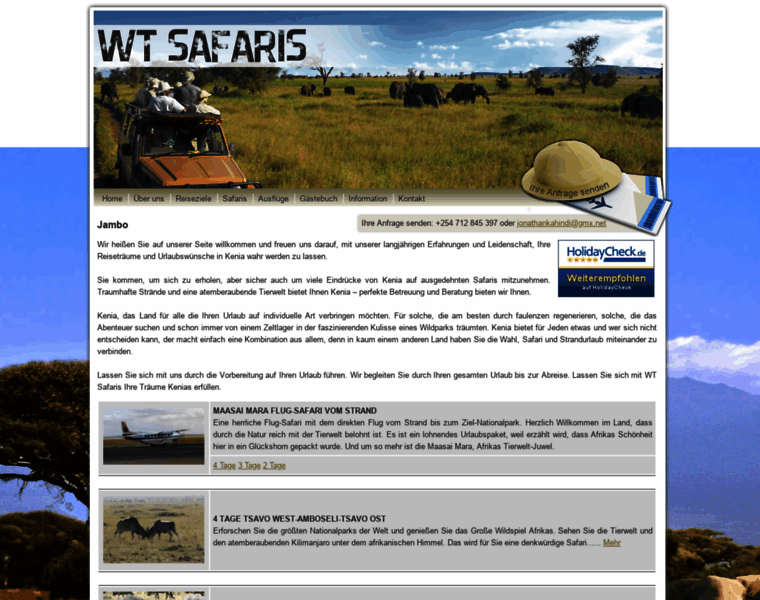 Wtsafaris.de thumbnail