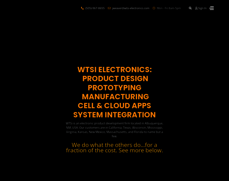 Wtsi-electronics.com thumbnail