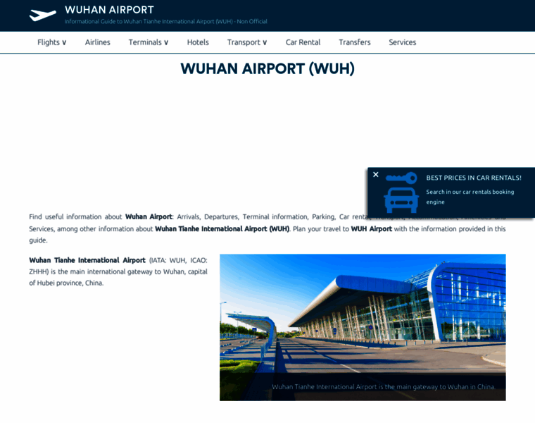 Wuhan-airport.com thumbnail
