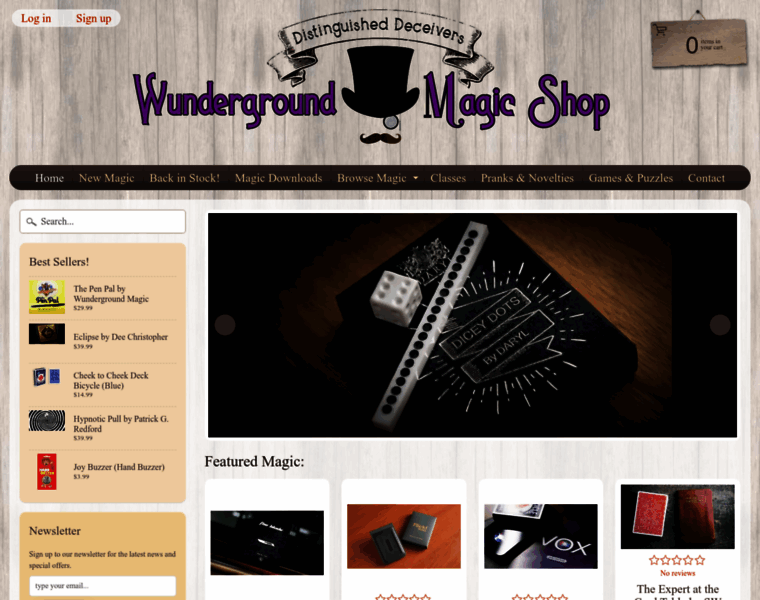Wundergroundmagicshop.com thumbnail