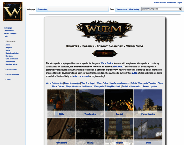 Wurmpedia.com thumbnail